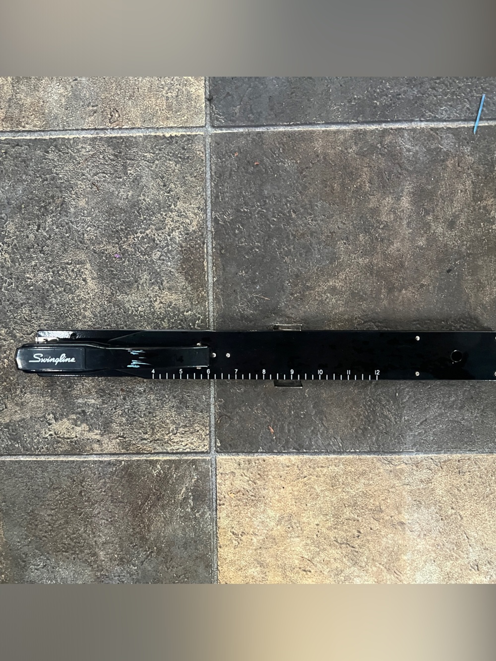 Swingline Black Drawer-Style 12-Hole Punch for Home Office